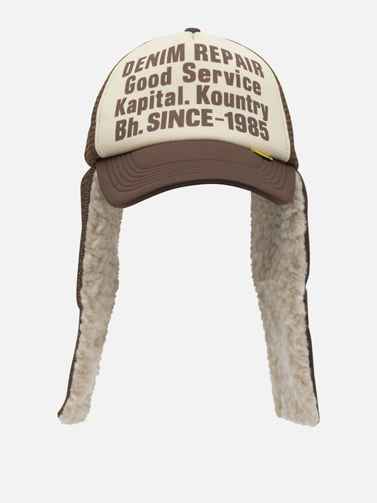Trucker caps 100% polyester  Brown - KAPITAL Men | PLP | VIETTI Online Store 
