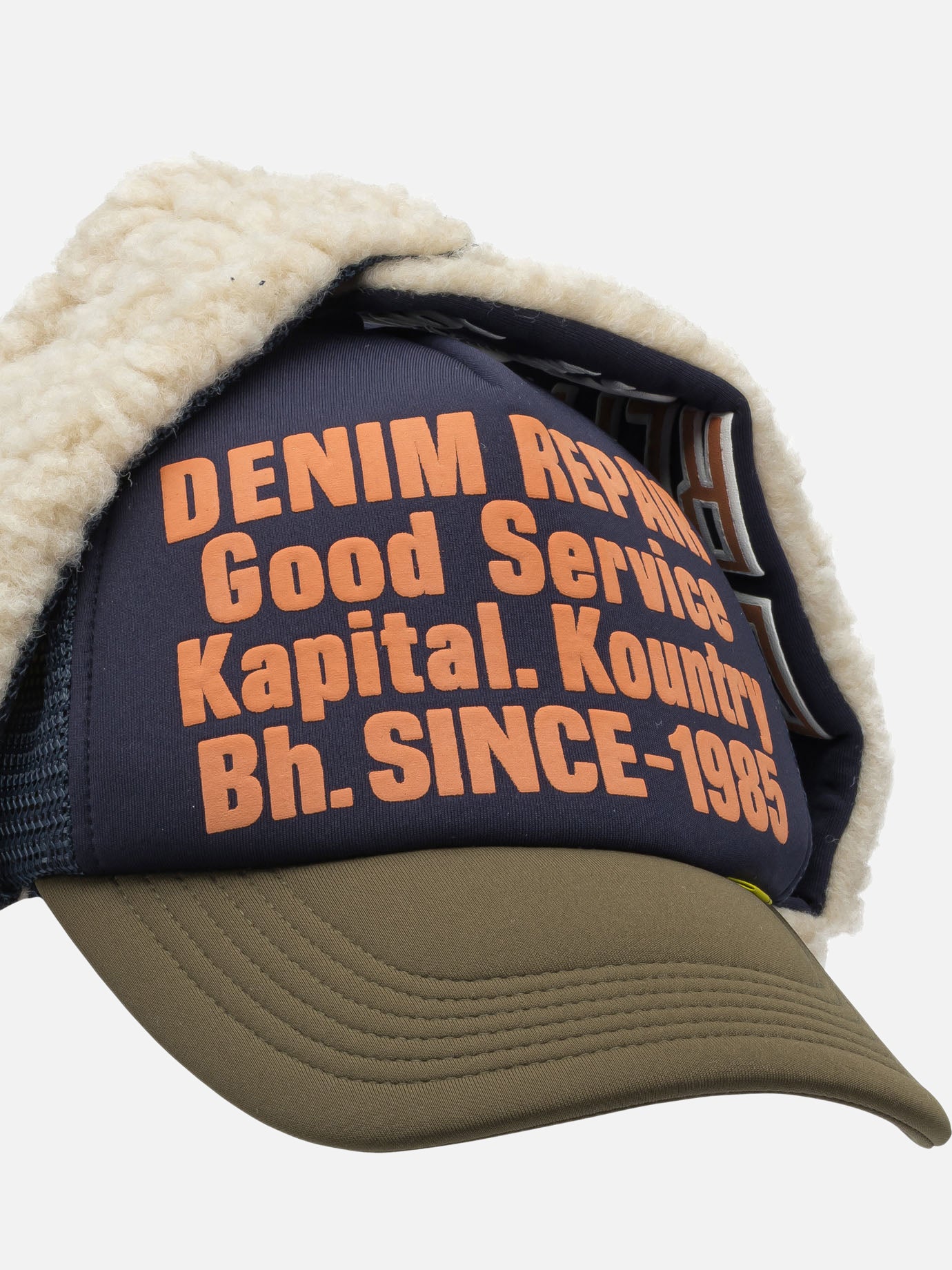 Cappelli trucker 100% polyester  Blu - KAPITAL Uomo | PDP | VIETTI Online Store | thumbnail_4
