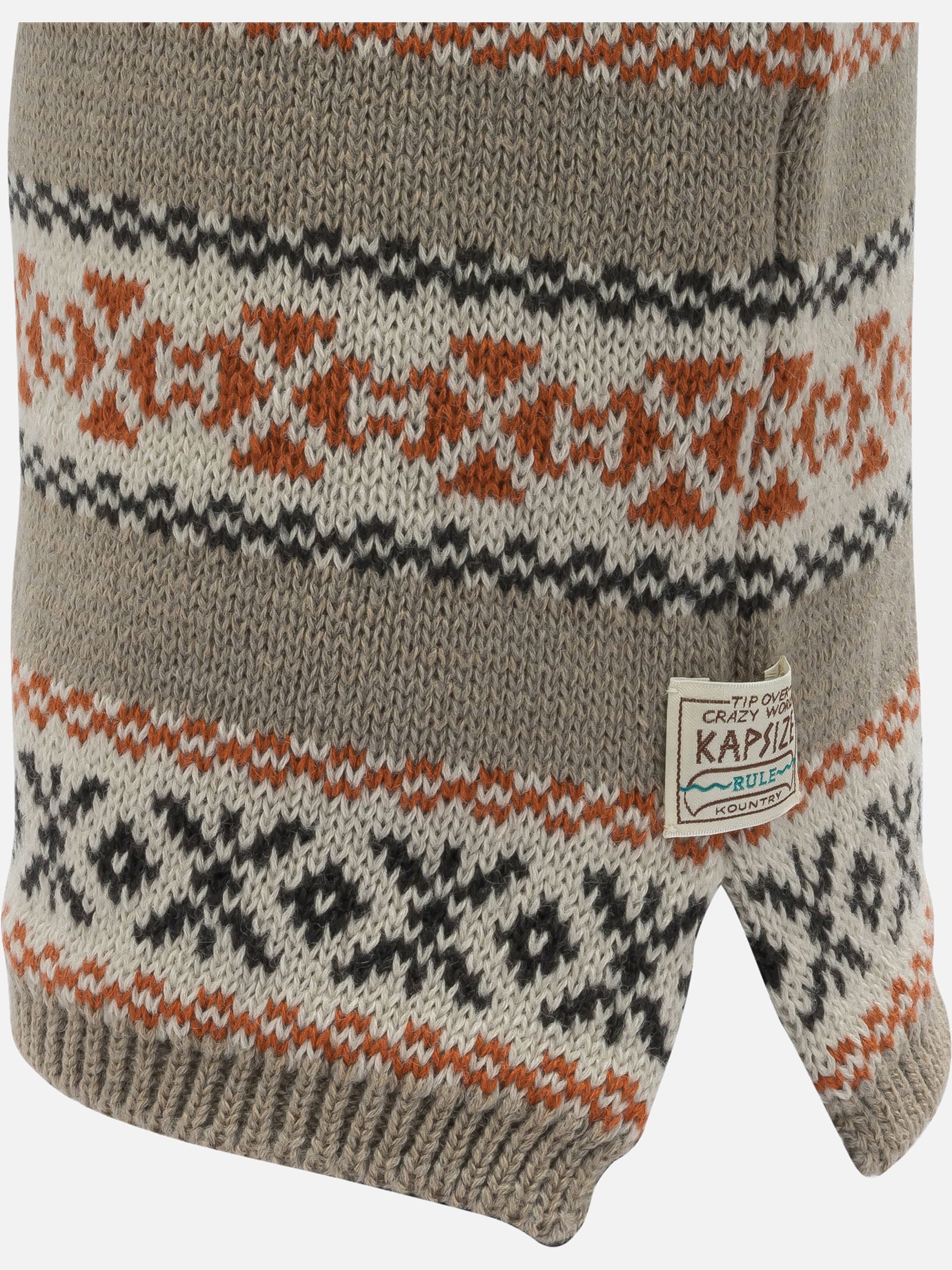 Balaclava 100% wool  Beige - KAPITAL Men | PDP | VIETTI Online Store | Zoom-Modal_4
