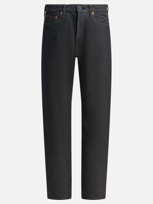 Jeans a gamba dritta Denim  Blu - KAPITAL Uomo | PDP | VIETTI Online Store 
