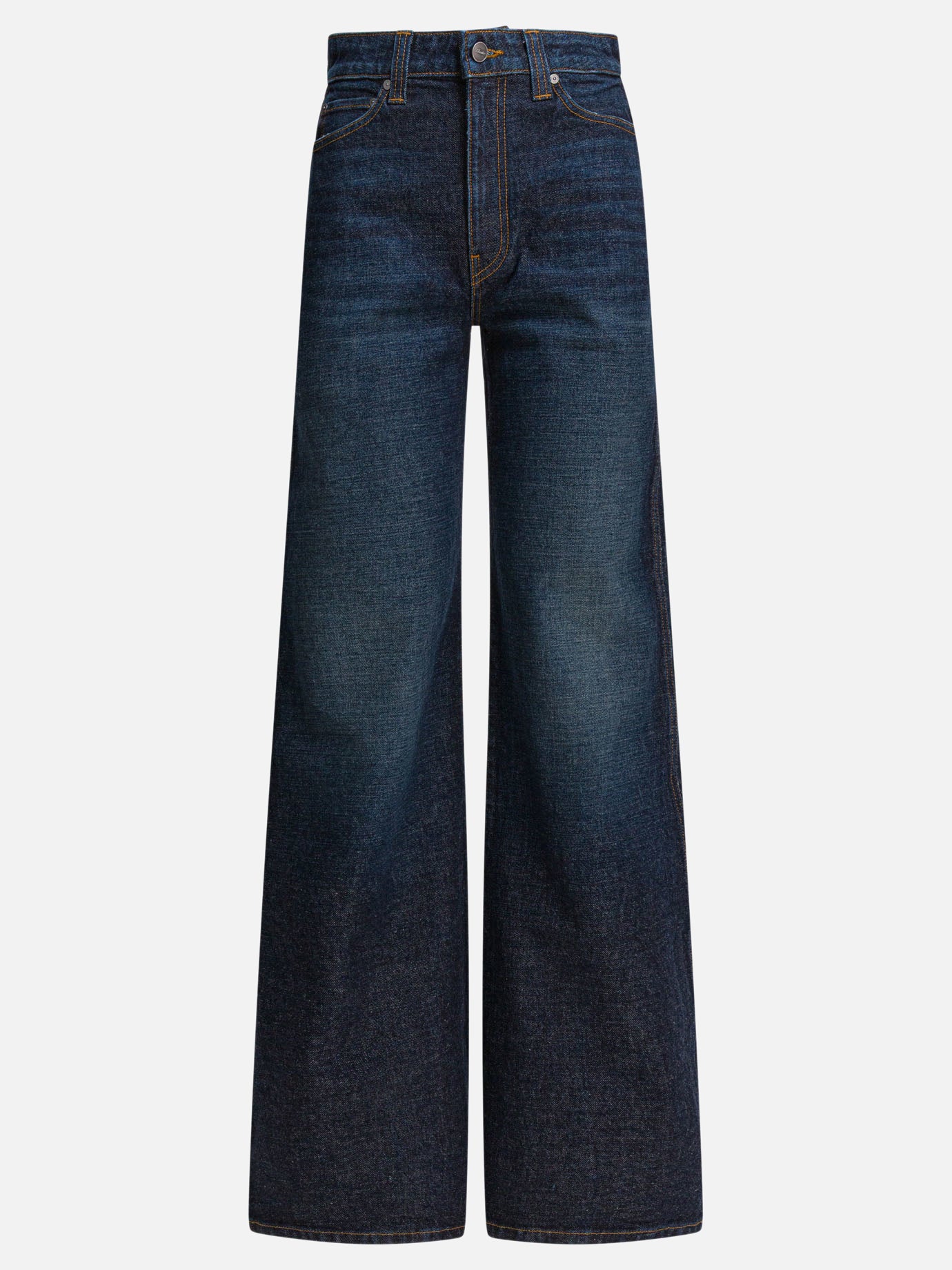 Jeans a gamba larga Denim  Blu - Khaite Donna | PDP | VIETTI Online Store | thumbnail