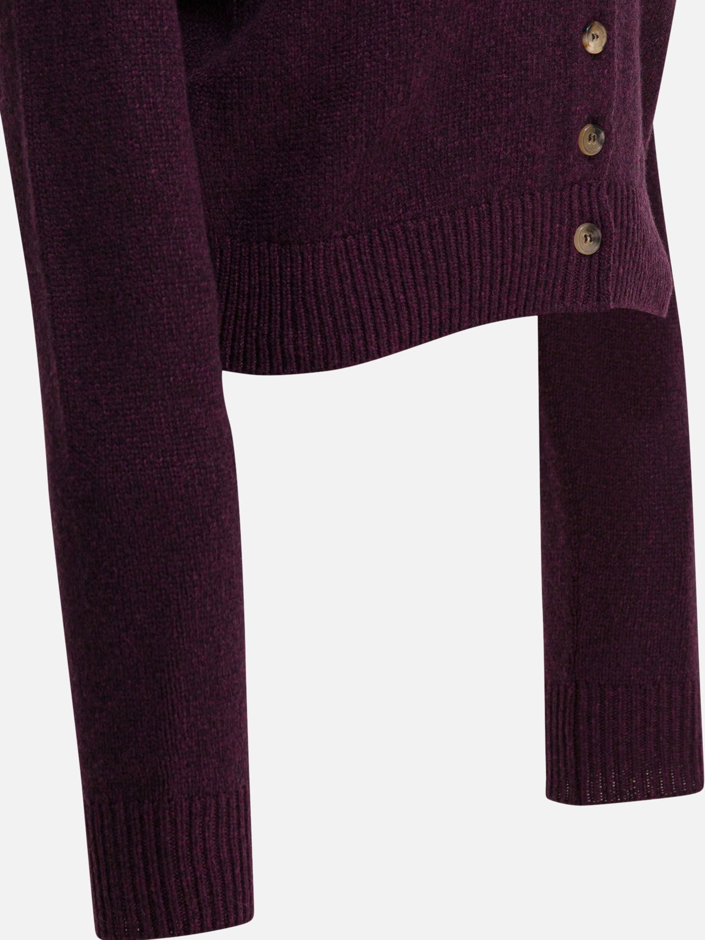 Crewneck sweaters Solid colour  Purple - Khaite Women | PDP | VIETTI Online Store | Zoom-Modal_4
