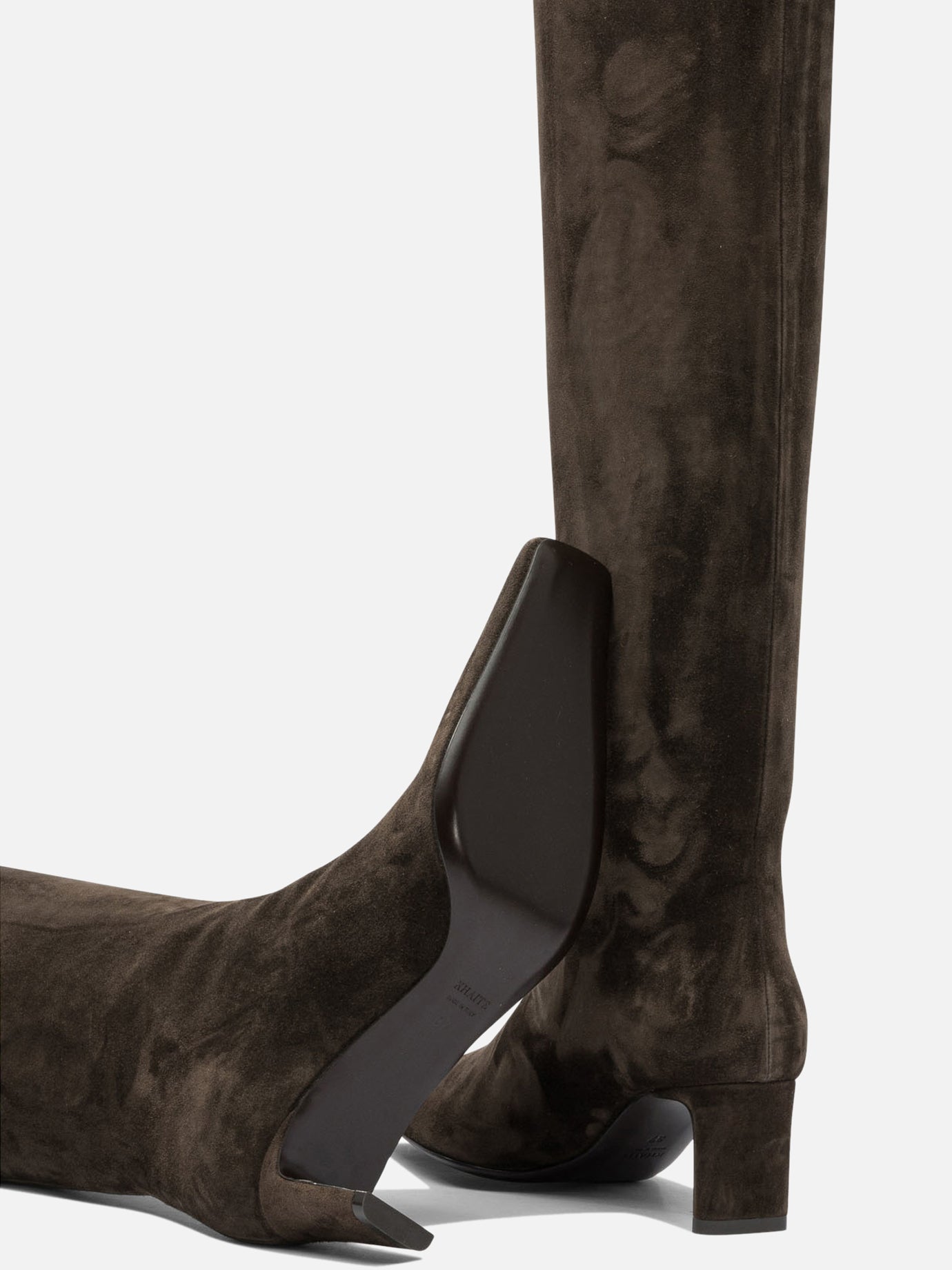 Al ginocchio 100% calf leather - 100% calf leather  Marrone - Khaite Donna | PDP | VIETTI Online Store | thumbnail_5