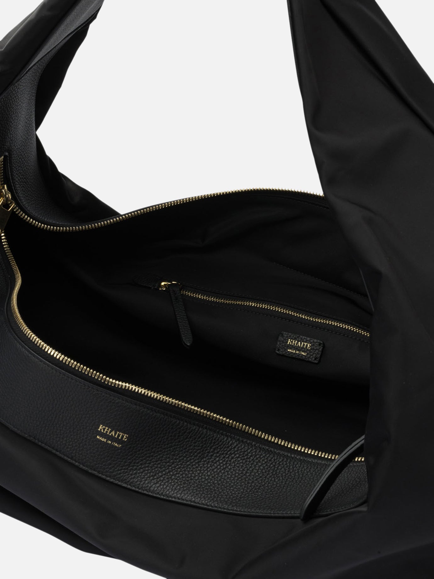 Large bags 70% nylon 30% calfskin  Black - Khaite Women | PDP | VIETTI Online Store | thumbnail_5