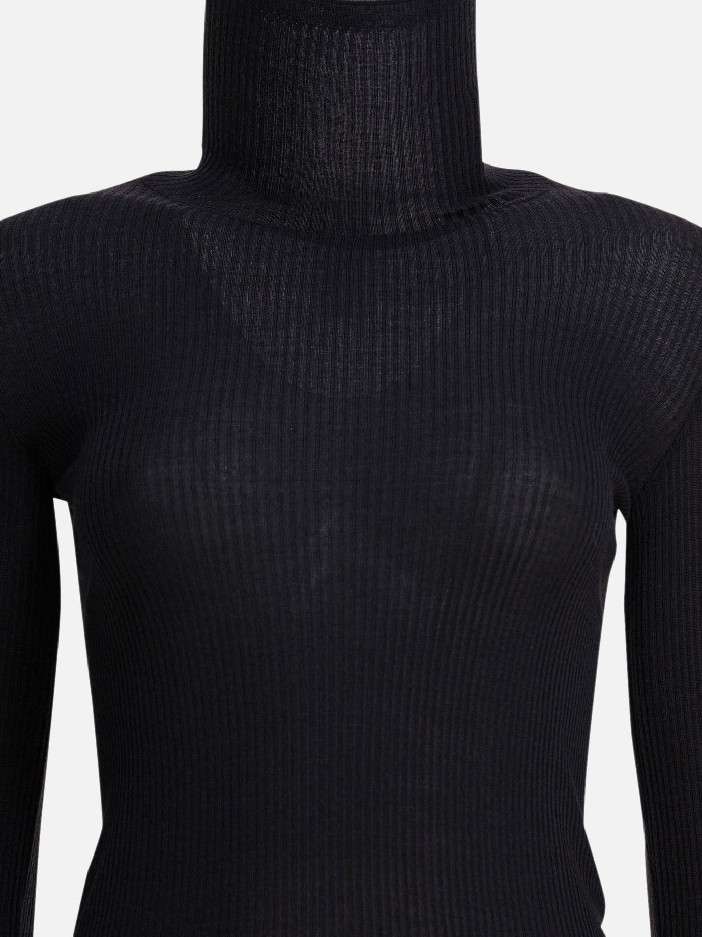 Turtleneck sweaters Solid colour  Black - Lemaire Women | PDP | VIETTI Online Store | Zoom-Modal_3
