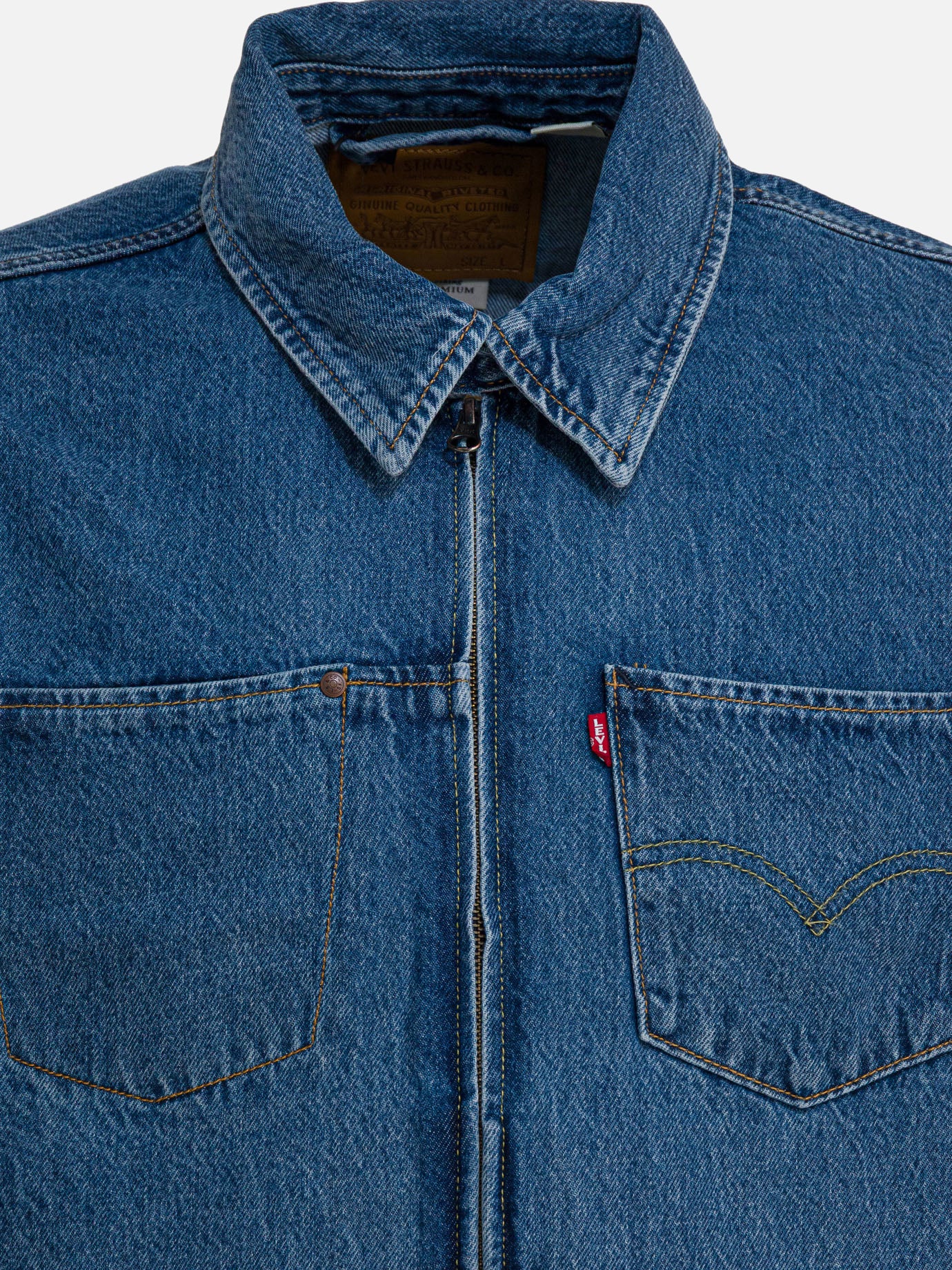 Denim jackets Solid colour  Light blue - Levi&#39;s Men | PDP | VIETTI Online Store | thumbnail_3