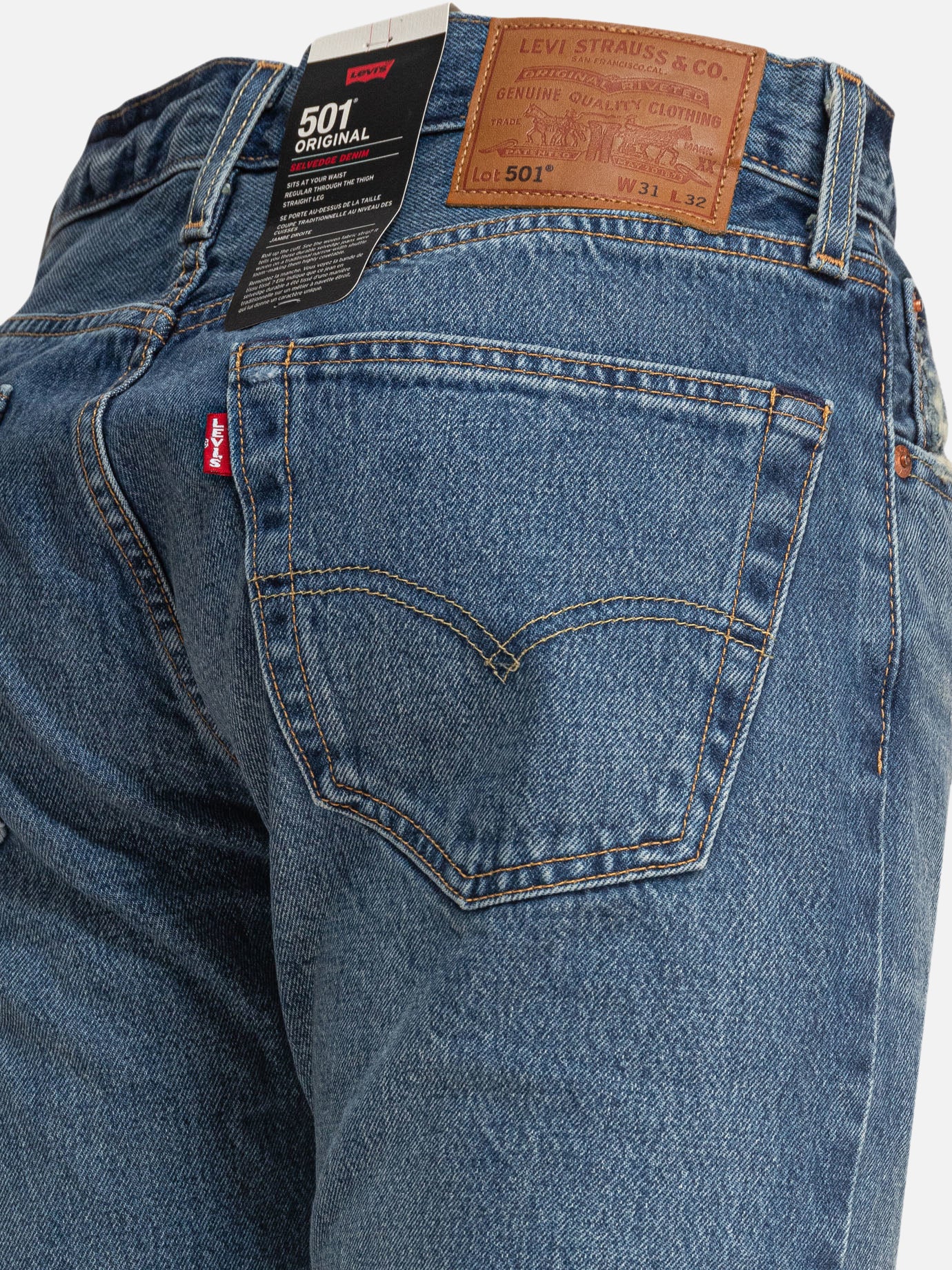 Straight-leg jeans Denim  Blue - Levi's Men | PDP | VIETTI Online Store | Zoom-Modal_4
