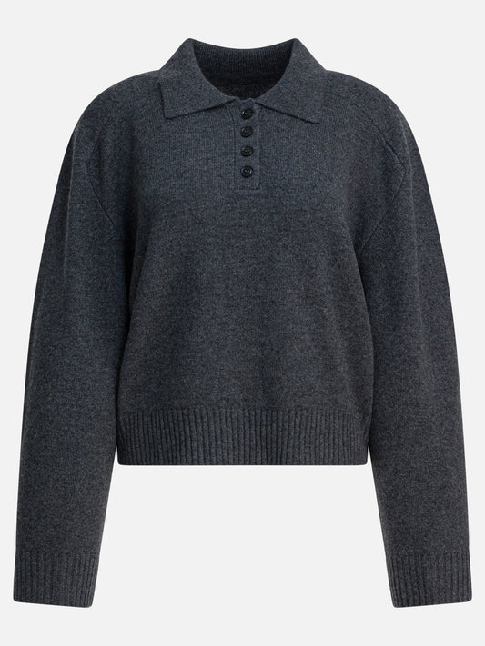 Crewneck sweaters Solid colour  Grey - LouLou De Saison Women | PLP | VIETTI Online Store 
