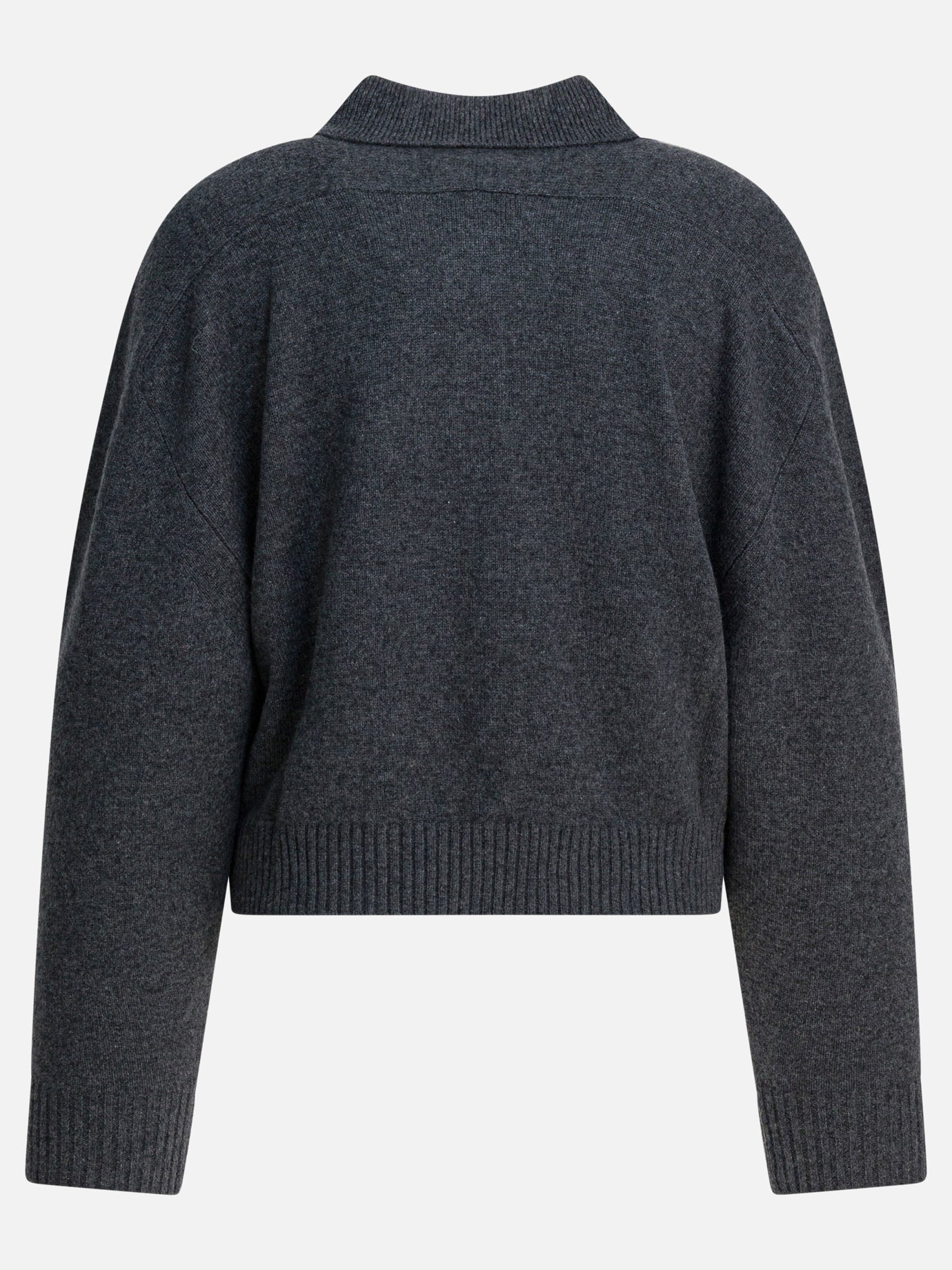 Crewneck sweaters Solid colour  Grey - LouLou De Saison Women | PDP | VIETTI Online Store | thumbnail_2