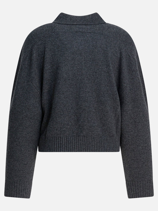 Crewneck sweaters Solid colour  Grey - LouLou De Saison Women | PLP | VIETTI Online Store | 2
