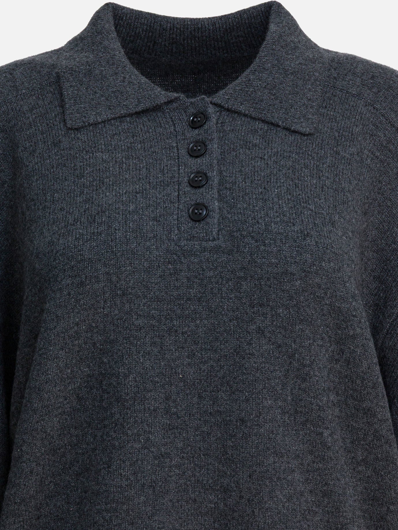 Crewneck sweaters Solid colour  Grey - LouLou De Saison Women | PDP | VIETTI Online Store | thumbnail_3