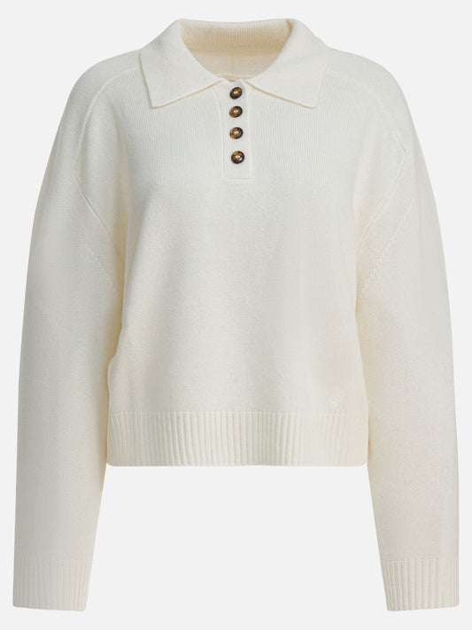 Crewneck sweaters Solid colour  White - LouLou De Saison Women | PLP | VIETTI Online Store 
