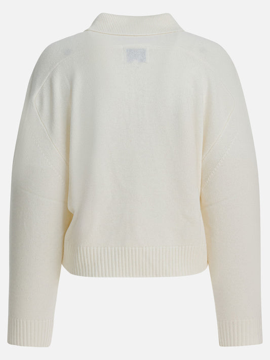 Crewneck sweaters Solid colour  White - LouLou De Saison Women | PLP | VIETTI Online Store | 2
