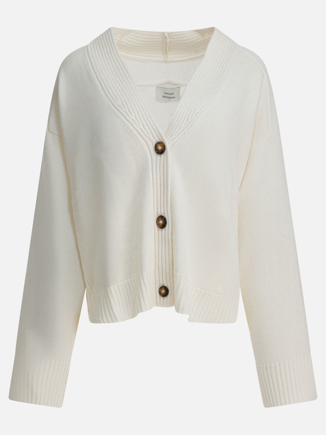 Cardigans Solid colour  White - LouLou De Saison Women | PDP | VIETTI Online Store | thumbnail