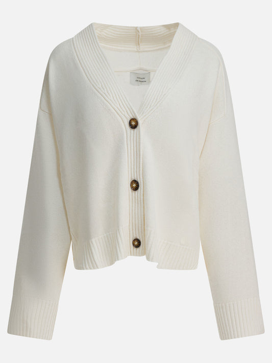 Cardigans Solid colour  White - LouLou De Saison Women | PLP | VIETTI Online Store 
