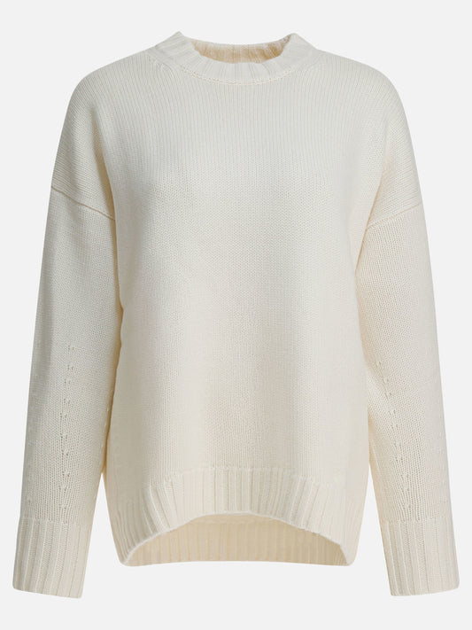 Crewneck sweaters Solid colour  White - LouLou De Saison Women | PLP | VIETTI Online Store 
