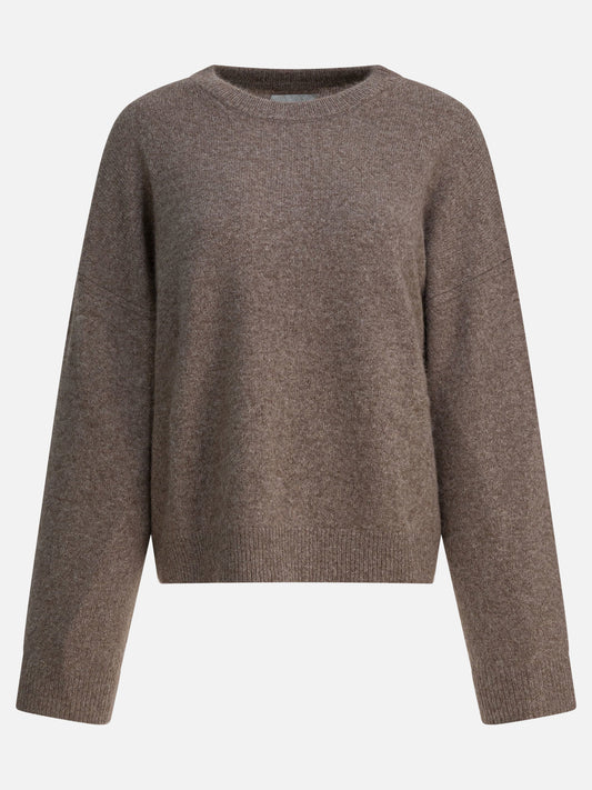 Crewneck sweaters Solid colour  Brown - LouLou De Saison Women | PLP | VIETTI Online Store 
