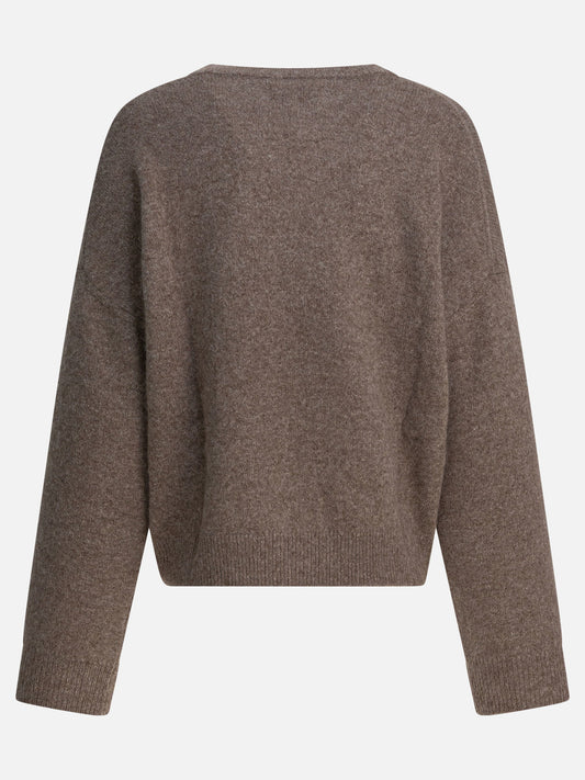 Crewneck sweaters Solid colour  Brown - LouLou De Saison Women | PLP | VIETTI Online Store | 2
