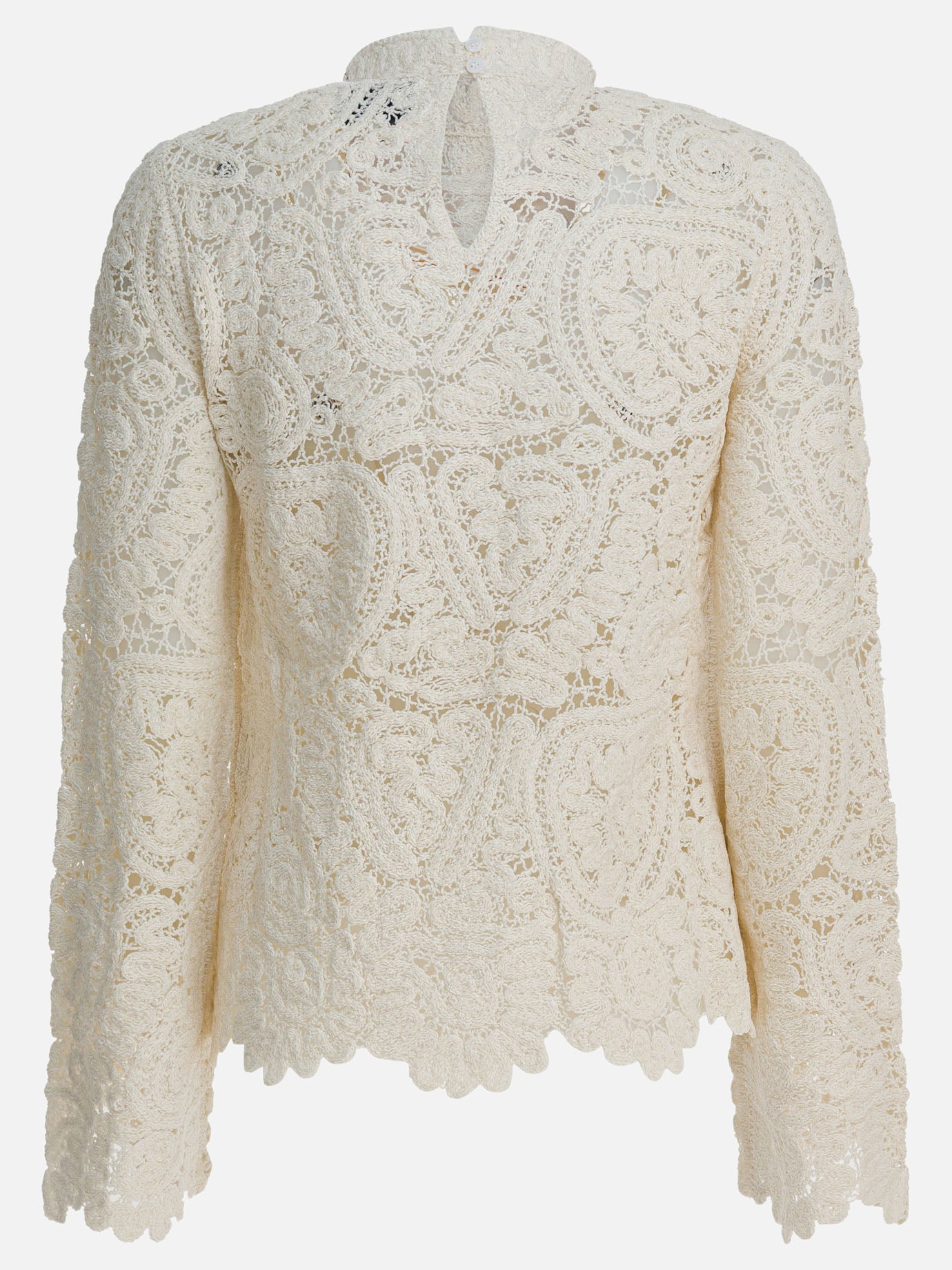 Crewneck sweaters Solid colour  White - LouLou De Saison Women | PDP | VIETTI Online Store | Zoom-Modal_2
