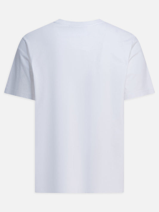 T-shirt girocollo Logo  Bianco - Maison Kitsuné Uomo | PDP | VIETTI Online Store | 2
