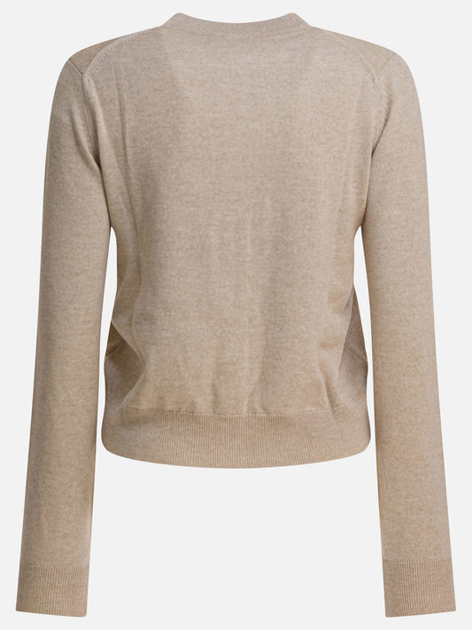 Cardigan Logo  Beige - Maison Kitsuné Donna | PLP | VIETTI Online Store | 2
