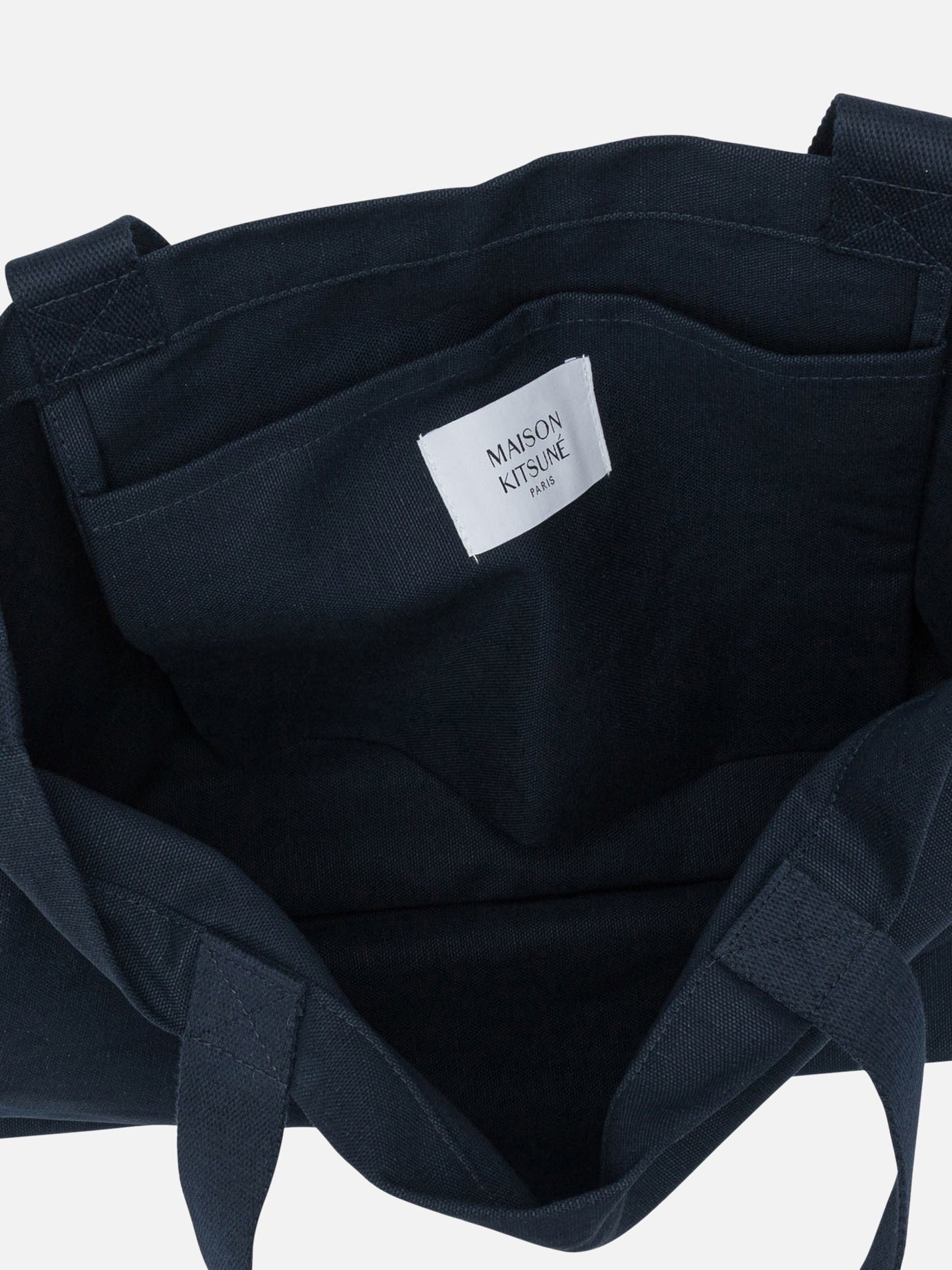 Large bags Logo  Blue - Maison Kitsuné Men | PDP | VIETTI Online Store | Zoom-Modal_4
