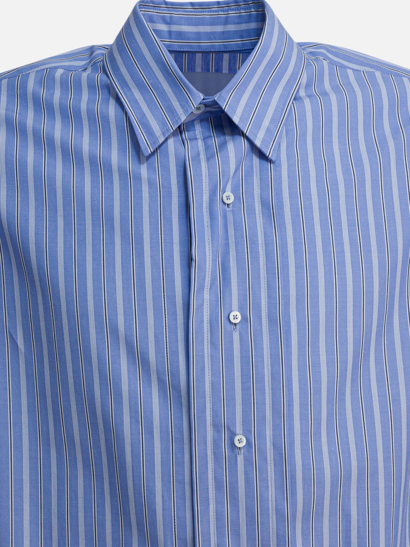 Casual shirts Striped  Light blue - Maison Margiela Women | PDP | VIETTI Online Store | thumbnail_3