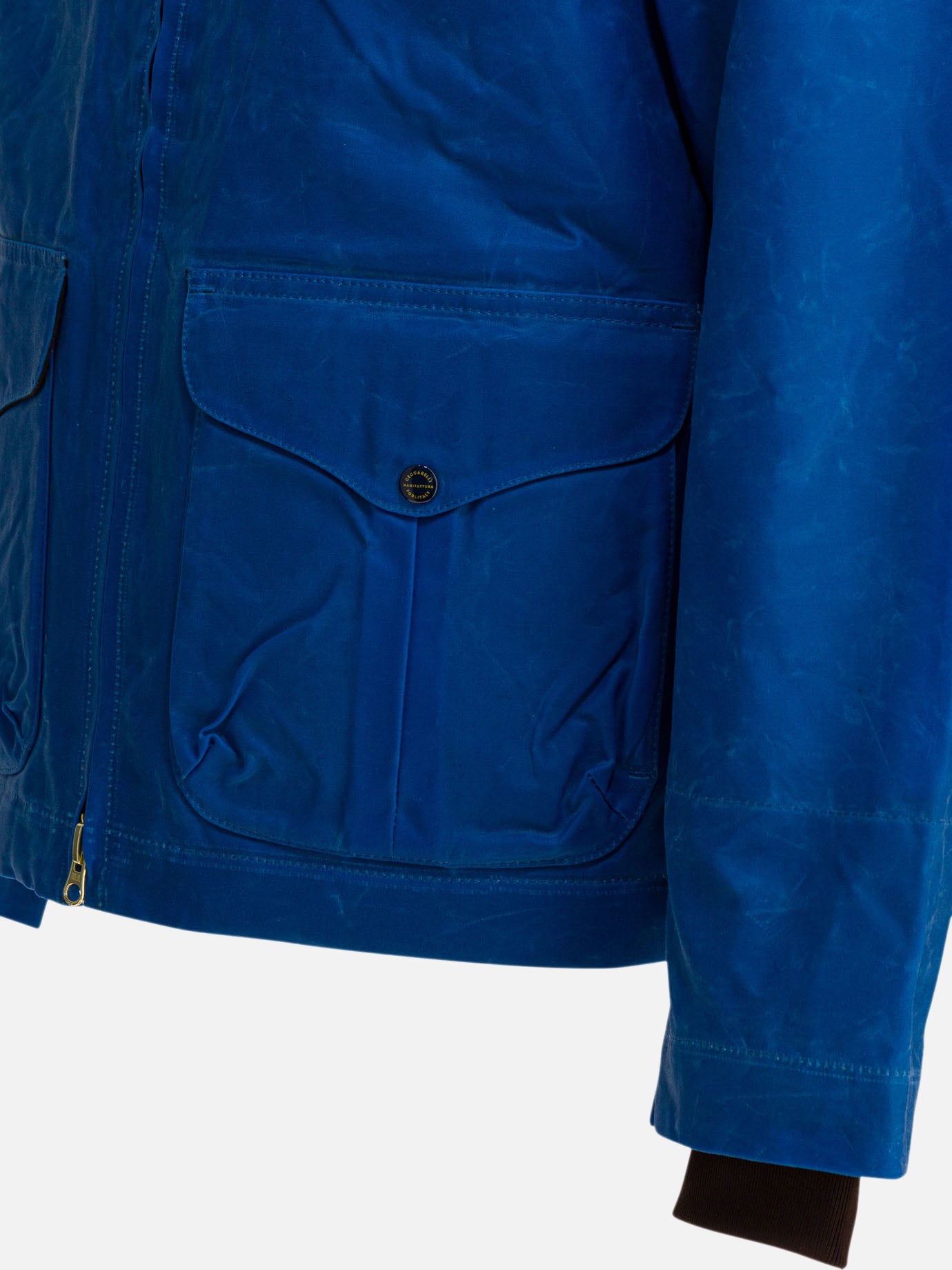 Giacche tecniche Solid colour  Blu - Manifattura Ceccarelli Uomo | PDP | VIETTI Online Store | thumbnail_4