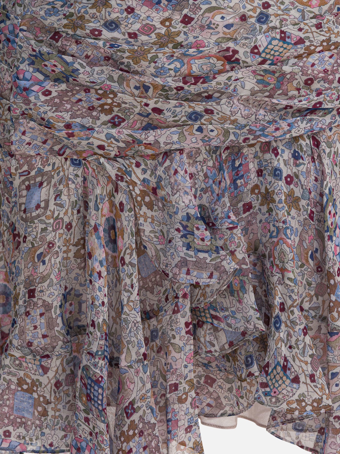 Miniskirts Floral  Beige - Marant Étoile Women | PDP | VIETTI Online Store | thumbnail_3