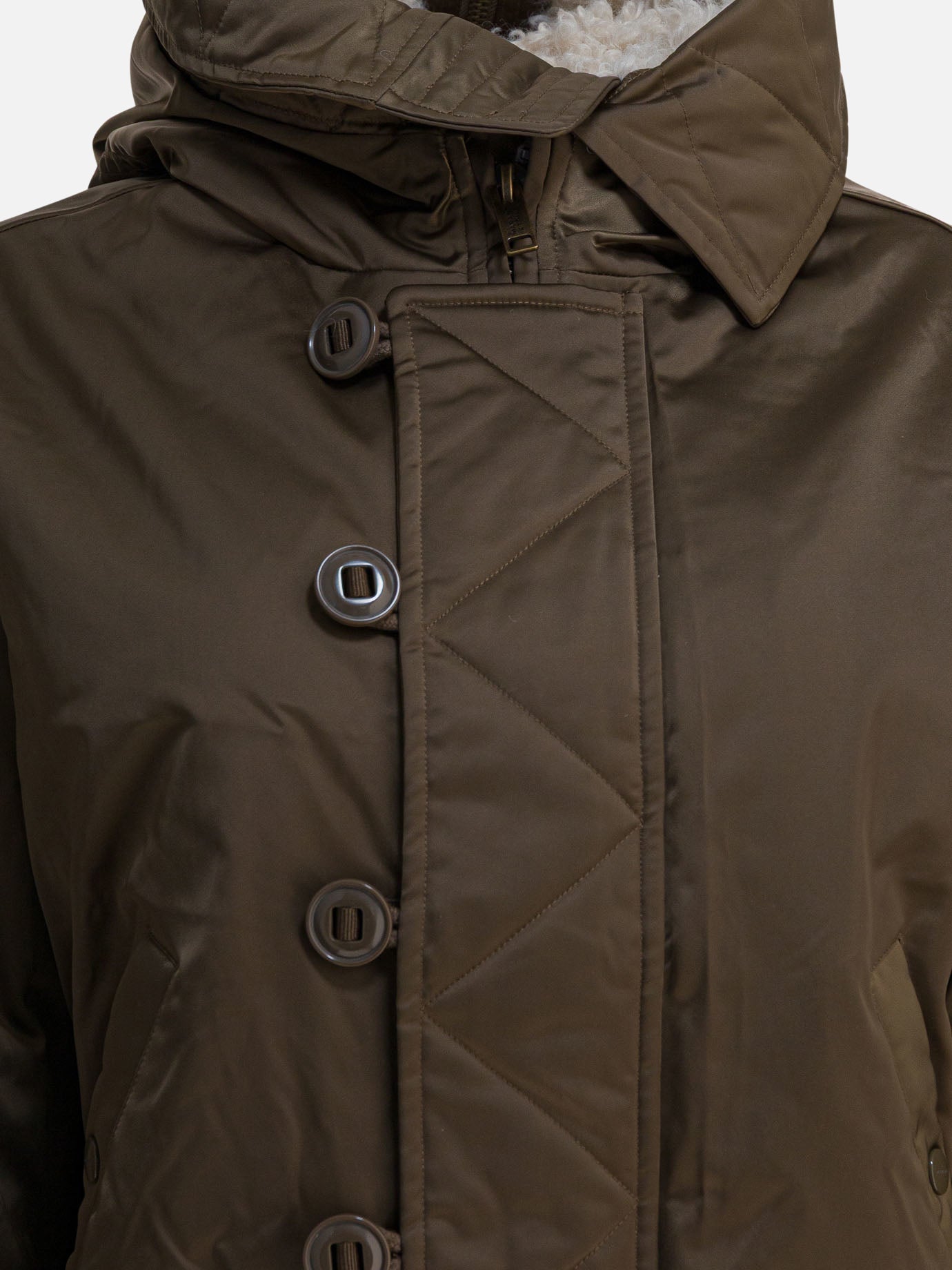 Piumini corti Solid colour  Marrone - Marant Étoile Donna | PDP | VIETTI Online Store | thumbnail_3