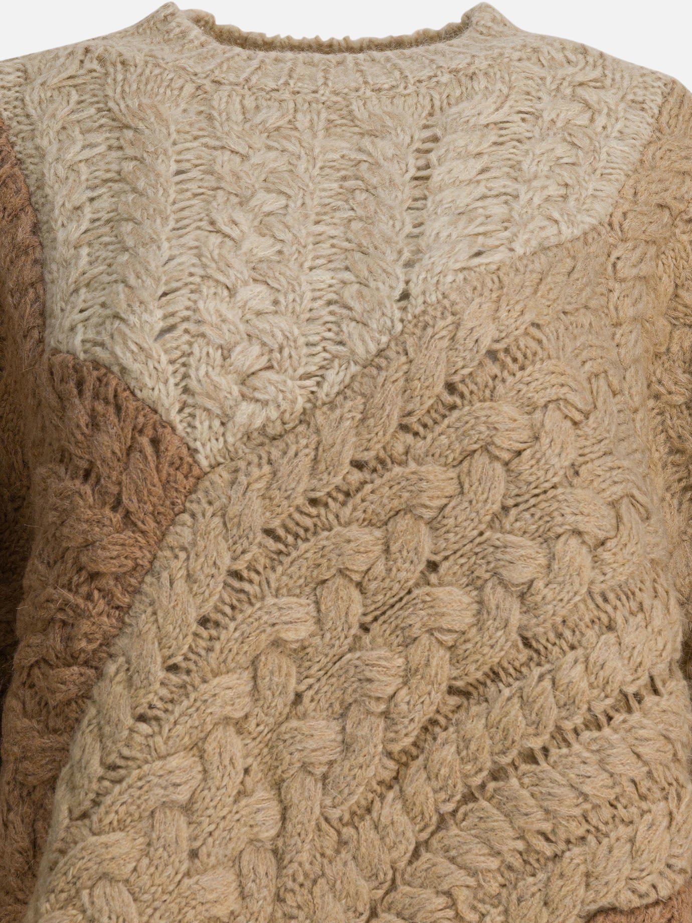 Maglioni girocollo Textured knit  Beige - Marant Étoile Donna | PDP | VIETTI Online Store | thumbnail_3