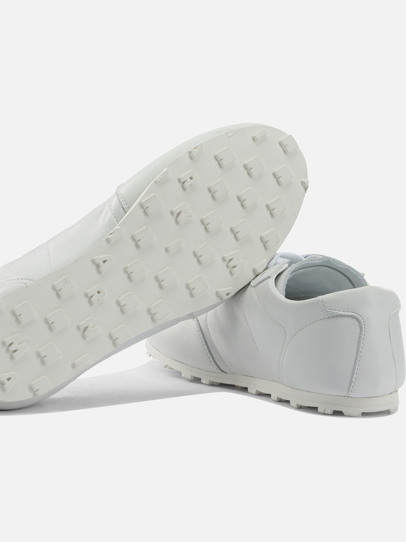 Sneaker basse 100% leather - 100% rubber  Bianco - Marni Donna | PDP | VIETTI Online Store | thumbnail_5