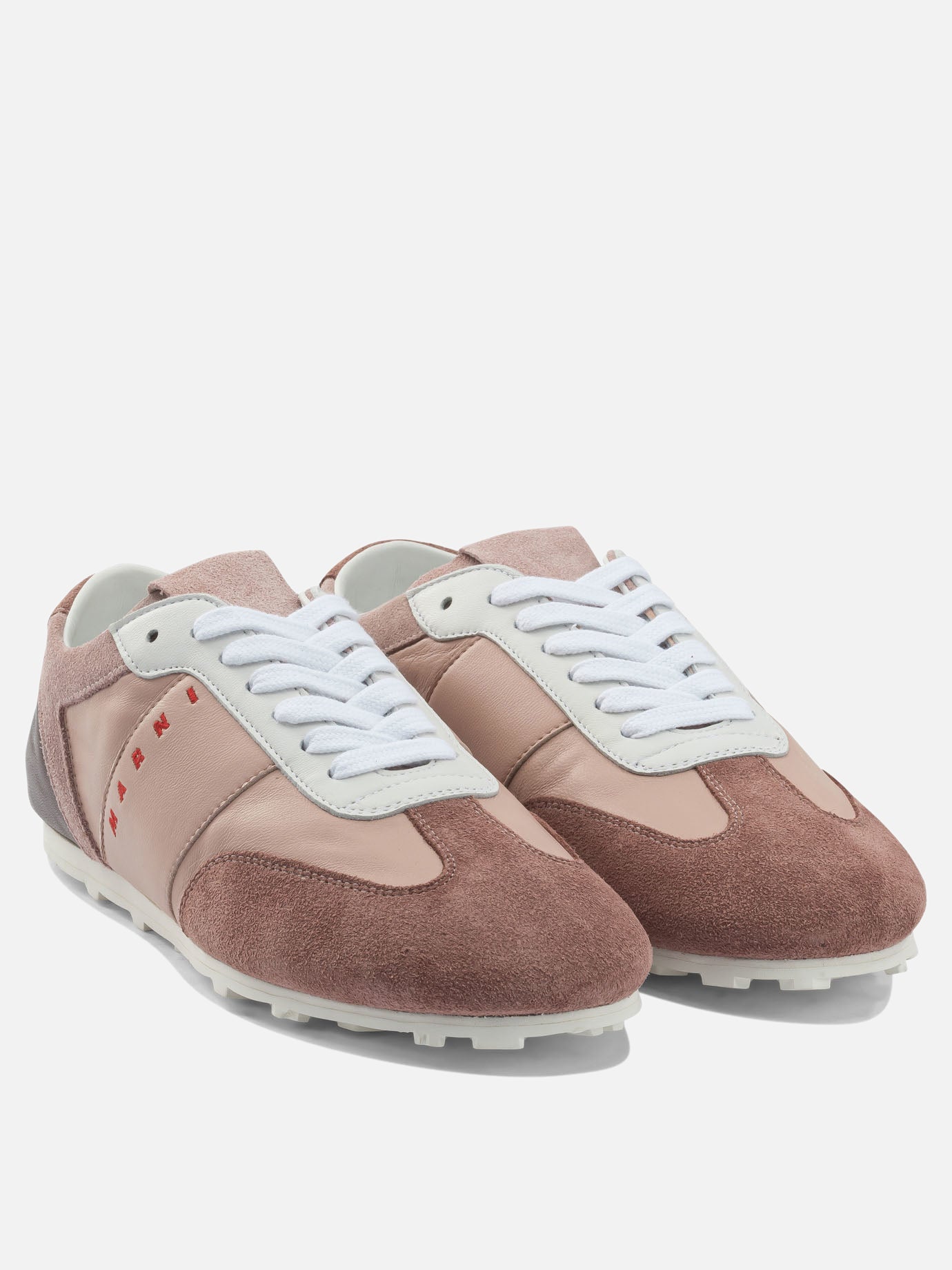 Sneaker basse 100% ovine leather - 100% rubber  Rosa - Marni Donna | PDP | VIETTI Online Store | thumbnail_2