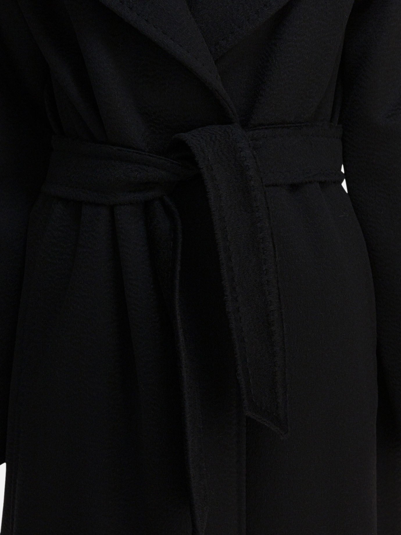 Long coats Solid colour  Black - Max Mara Women | PDP | VIETTI Online Store | Zoom-Modal_3
