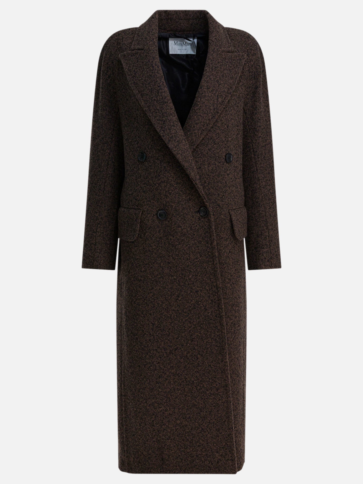 Long coats Solid colour  Black - Max Mara Women | PDP | VIETTI Online Store | Zoom-Modal
