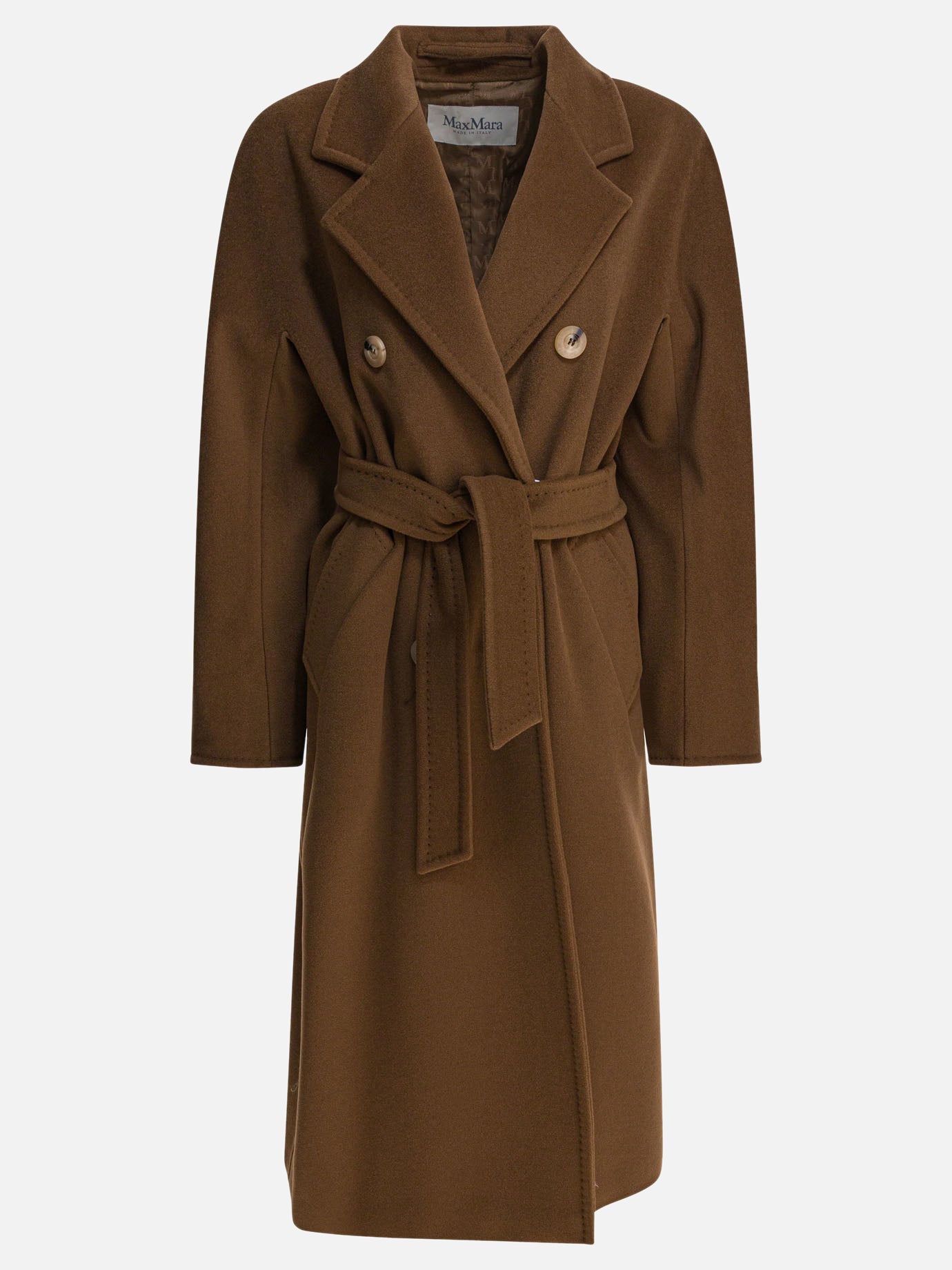 Long coats Solid colour  Brown - Max Mara Women | PDP | VIETTI Online Store | Zoom-Modal
