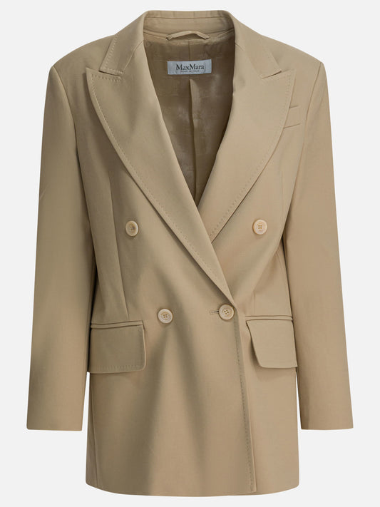 Blazers Solid colour  Beige - Max Mara Women | VIETTI Online Store 
