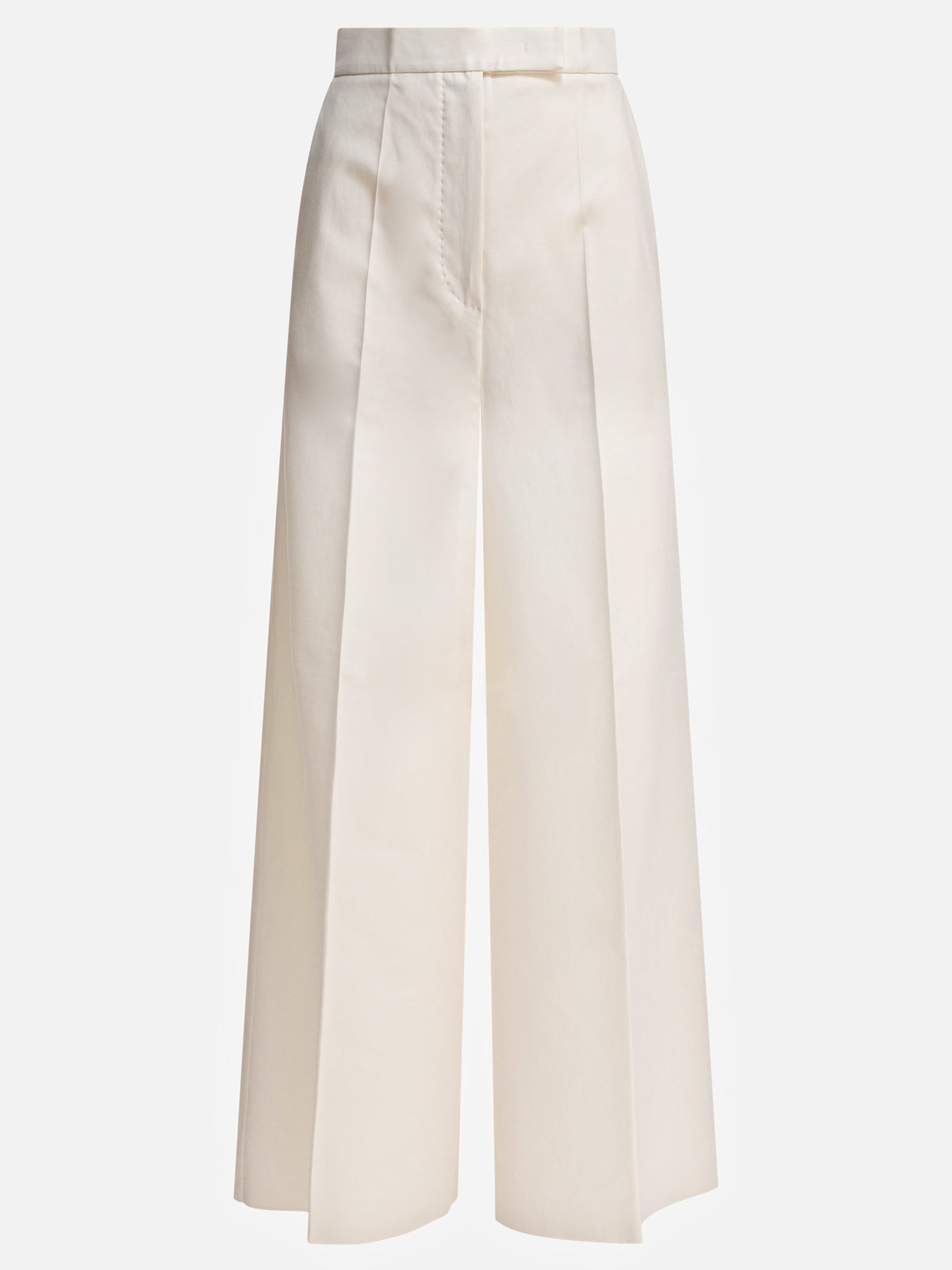 Pantaloni casual Solid colour  Bianco - Max Mara Donna | PDP | VIETTI Online Store | Zoom-Modal
