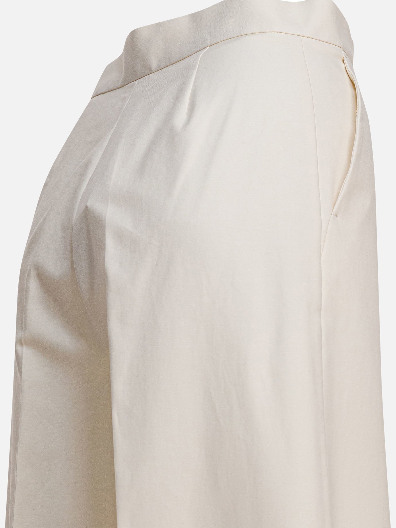 Pantaloni casual Solid colour  Bianco - Max Mara Donna | PDP | VIETTI Online Store | thumbnail_4