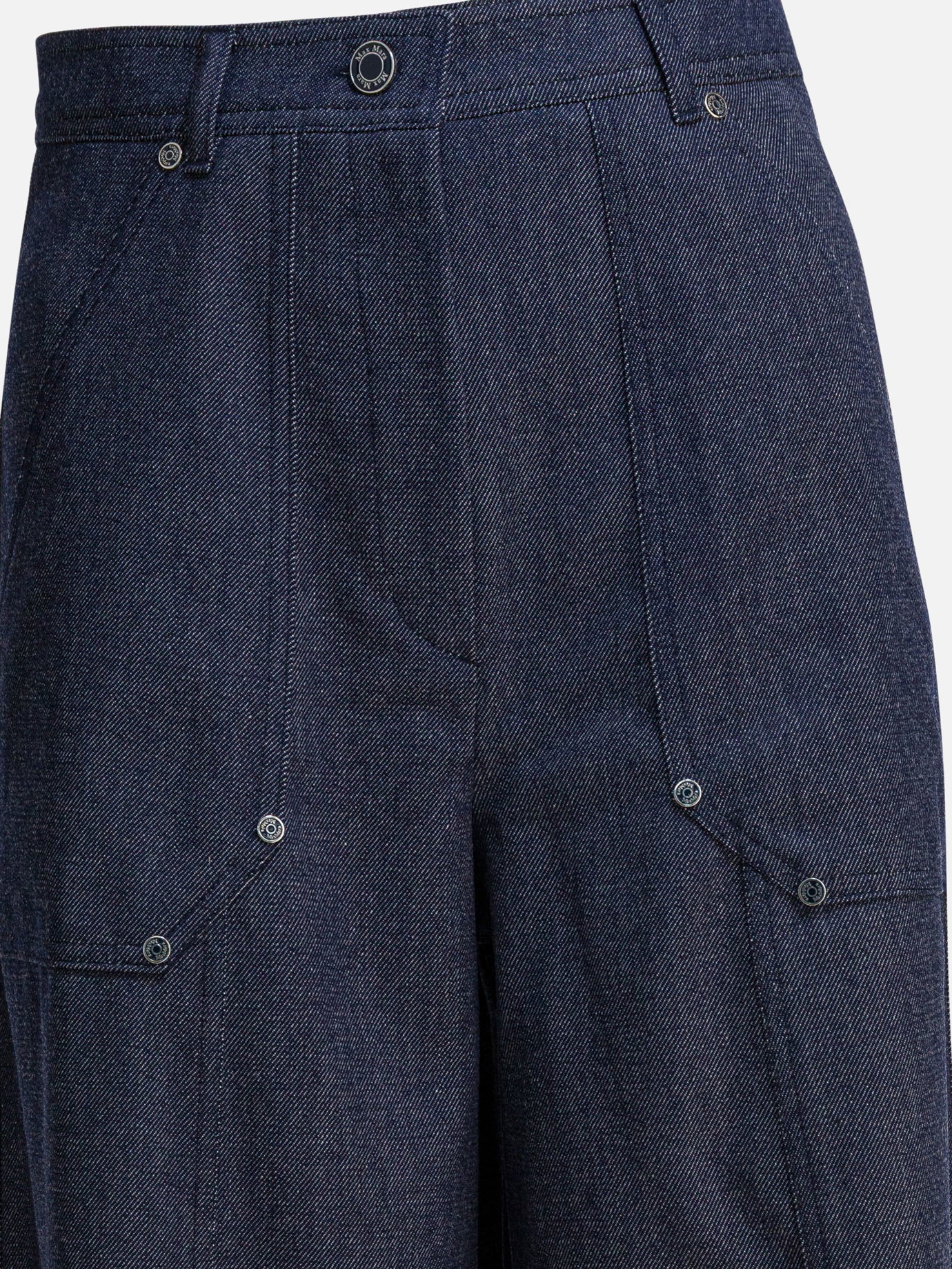Pantaloni casual Solid colour  Blu - Max Mara Donna | PDP | VIETTI Online Store | Zoom-Modal_4
