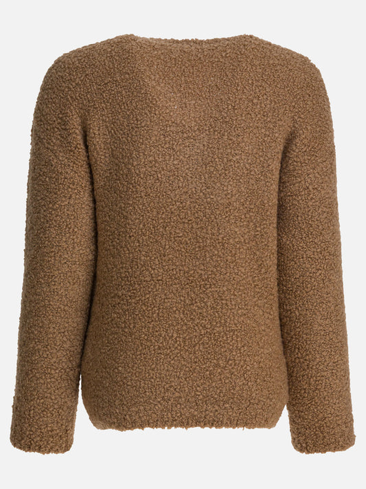 V neck sweaters Solid colour  Brown - Max Mara Women | PLP | VIETTI Online Store | 2
