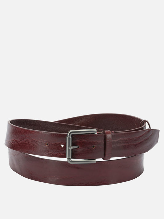 Leather belts 100% cow leather  Bordeaux - Max Mara Women | VIETTI Online Store 
