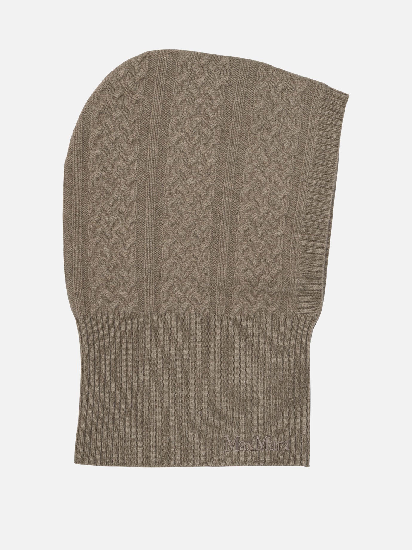 Beanies 100% cashmere  Beige - Max Mara Women | PDP | VIETTI Online Store | Zoom-Modal_2
