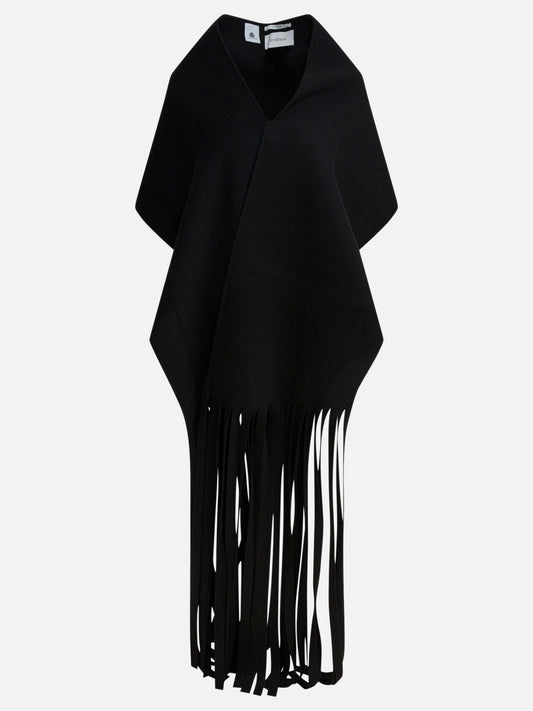 Fringed scarves 100% wool  Black - Max Mara Sportmax Women | PLP | VIETTI Online Store | 2
