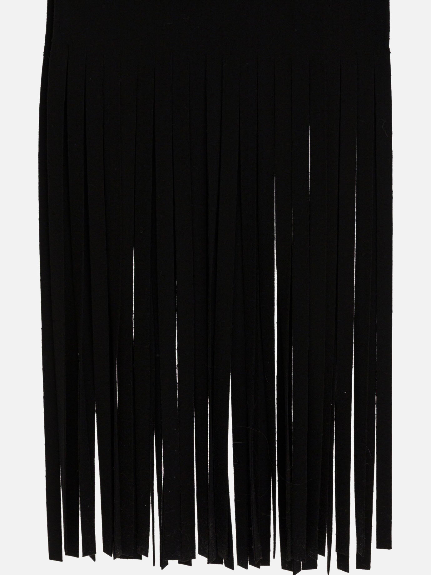 Fringed scarves 100% wool  Black - Max Mara Sportmax Women | PDP | VIETTI Online Store | thumbnail_4