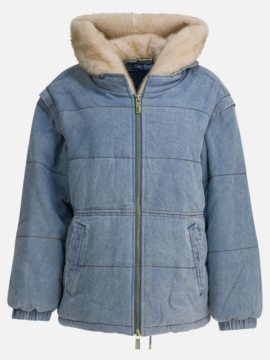Down jackets Denim  Light blue - Max&Moi Women | PLP | VIETTI Online Store 
