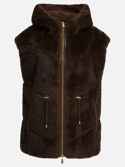 Vest jackets Solid colour  Brown - Max&Moi Women | PDP | VIETTI Online Store 
