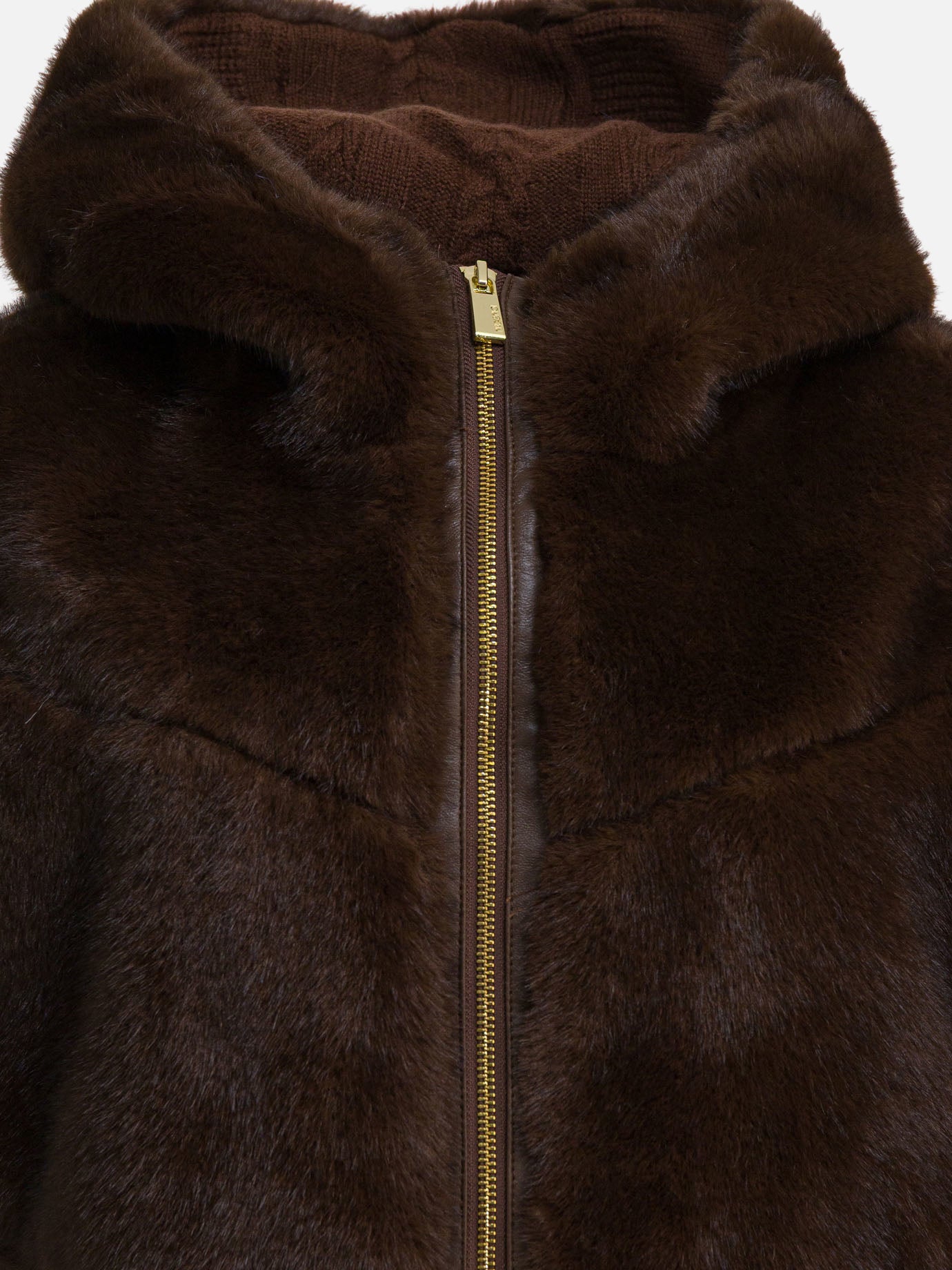 Vest jackets Solid colour  Brown - Max&amp;Moi Women | PDP | VIETTI Online Store | thumbnail_3