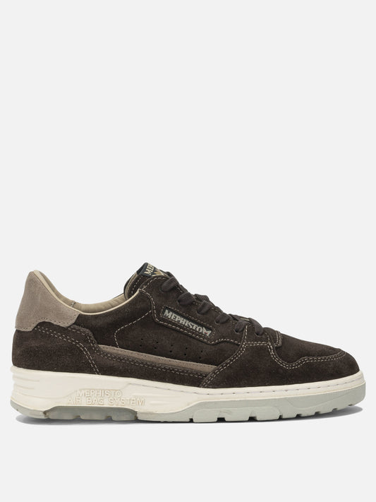 Low top sneakers 100% leather - 100% rubber  Brown - Mephisto Men | PLP | VIETTI Online Store 
