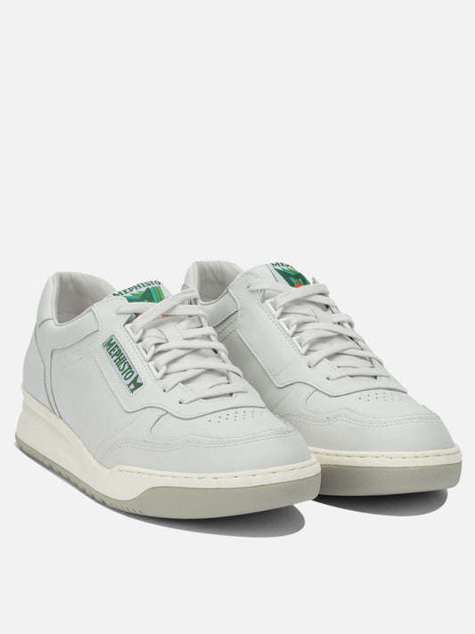 Low top sneakers 100% leather - 100% rubber  White - Mephisto Men | PDP | VIETTI Online Store | 2
